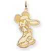 Mickey Heart Charm 7/8in - Jump Ring