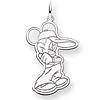 Mickey Heart Charm 7/8in - Jump Ring
