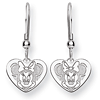 Minnie Heart Wire Earrings