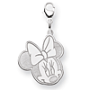 Minnie Charm 3/4in - Lobster Clasp