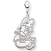 Daisy Duck Charm 7/8in - Lobster Clasp