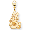 Daisy Duck Charm 3/4in - Lobster Clasp