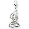 Donald Duck Charm 3/4in - Lobster Clasp