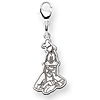 Goofy Charm 3/4in - Lobster Clasp