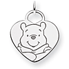 Winnie the Pooh Charm 3/4in - Jump Ring