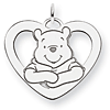 Winnie the Pooh Charm 7/8in - Jump Ring