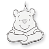 Winnie the Pooh Charm 1in - Jump Ring