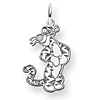Tigger Charm 7/8in - Sterling Silver