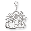 Tigger Charm 7/8in - Lobster Clasp