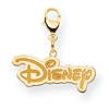 Disney Logo Charm 3/8in - Lobster Clasp