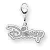 Disney Logo Charm 3/8in - Lobster Clasp