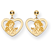 Snow White Post Earrings