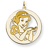 Snow White Charm 1in - Jump Ring
