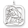 Aurora Square Charm 1in - Jump Ring