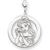 Belle Round Charm 1in - Lobster Clasp