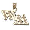 College of William & Mary 1/2 in. Pendant 14kt Gold