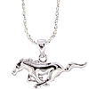 Ford Mustang 3/8in Necklace - Sterling Silver