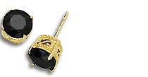 Black Cubic Zirconia Earrings