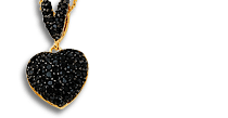 Black Cubic Zirconia Necklaces