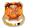 Champagne Cubic Zirconia Rings