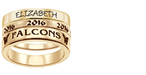 Girls Stackable Class Rings