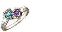 Engravable Sterling Silver Mothers Rings