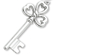 Sterling Silver Key Pendants