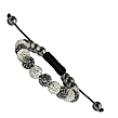 Macrame Bracelets with Crystals and Hematite