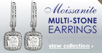 Moissanite Multi-Stone Earrings