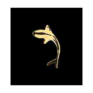 14KT Gold Shark Pendant
