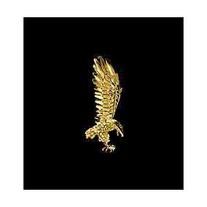 14KT Gold Small Eagle Pendant
