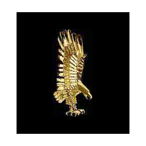 14KT Gold Eagle Pendant