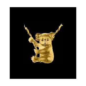 14KT Gold Koala Pendant