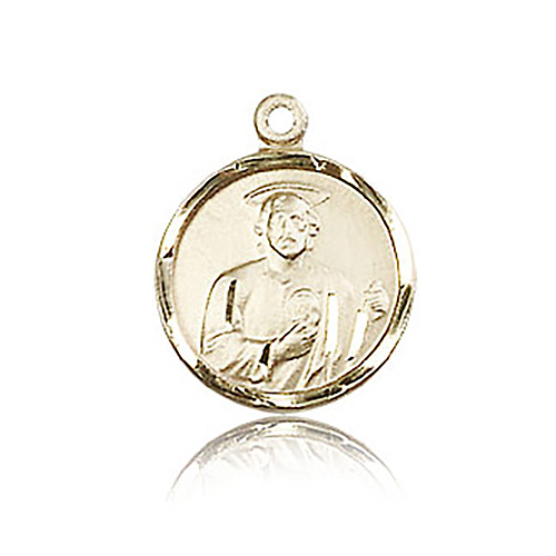 14kt Yellow Gold 5/8in St Jude Medal