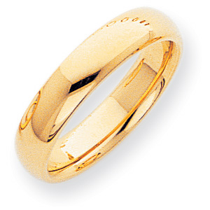 5mm Comfort-Fit Band - 10kt Yellow Gold