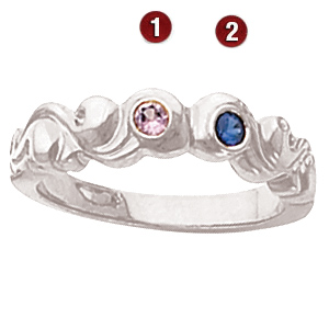 Sterling Silver Mother's Journey Ring
