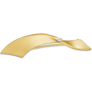 Diamond Accented Brooch - Clearance