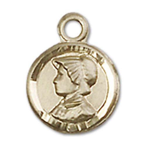 14kt Yellow Gold 3/8in St Elizabeth Charm