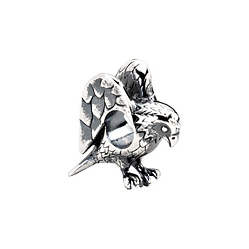 Sterling Silver Kera Eagle Bead