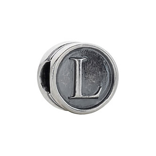 Kera Alphabet L Cylinder Bead