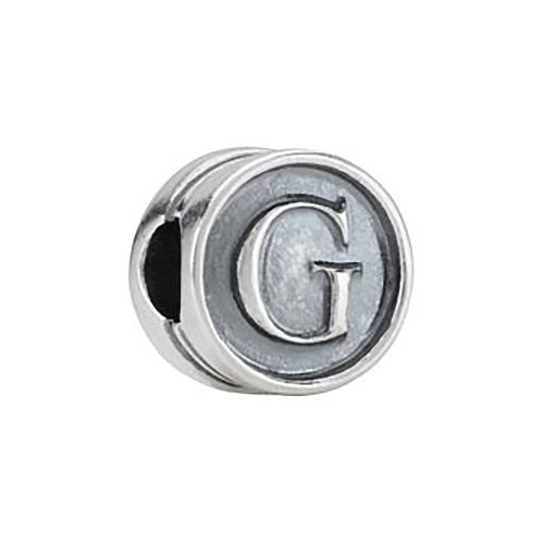 Kera Alphabet G Cylinder  Bead