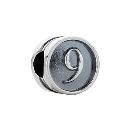 Kera Numeral 9 Cylinder Bead