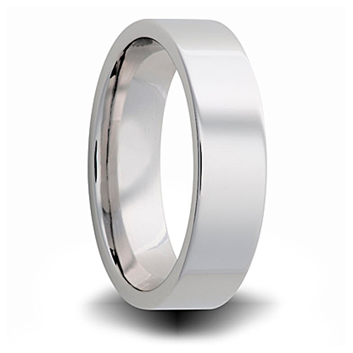 Cobalt 4mm Pipe Cut Ring