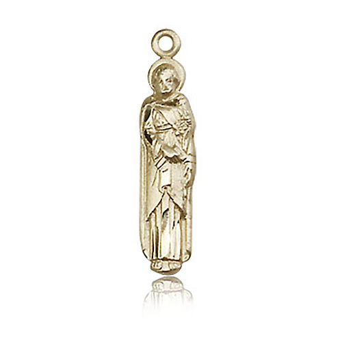 14kt Yellow Gold 1in St Joseph Pendant