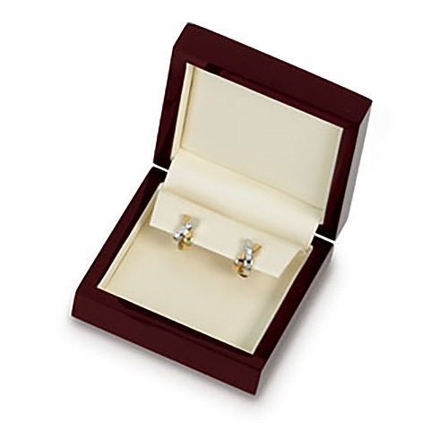 Beechwood Drop Earrings Box