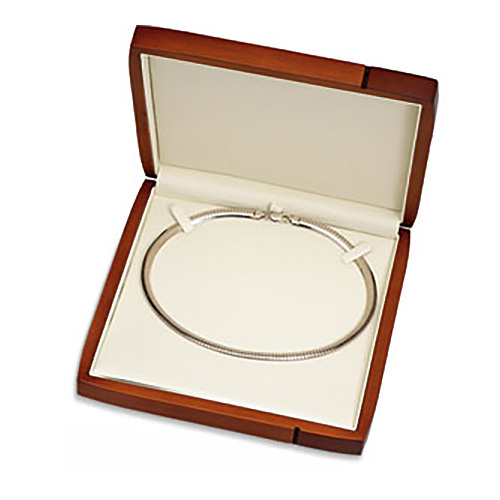 Regal Wood Necklace Box
