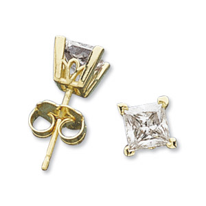 yellow earrings moissanite brilliant gold square tw ct 14kt joyjewelers apprecation customer