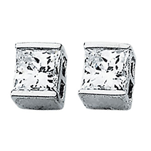 5x5mm CZ Stud Earrings