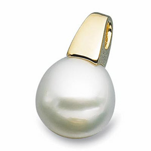 14kt Yellow Gold 11mm South Sea Cultured Pearl Pendant