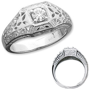1/4 CT Moissanite Ring